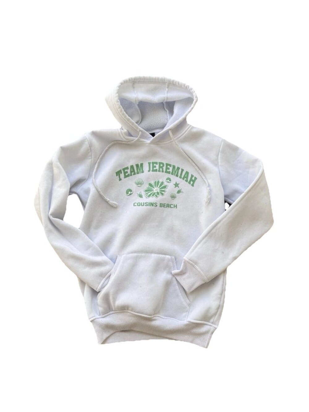 Cousins Beach The Summer I Turned Pretty Team Jeremiah White Hoodie Women XS
